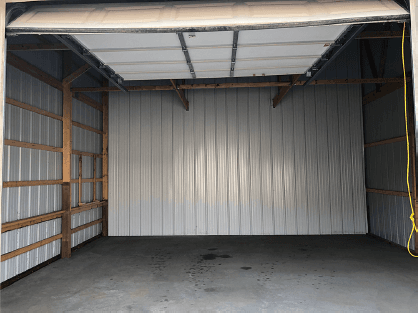 Long Lake Toy Sheds storage building exterior near Park Rapids, MN